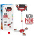 CHILDREN'S BLUE MICROPHONES 2 PCS. ON A STAND WITH MP3 Armtoys