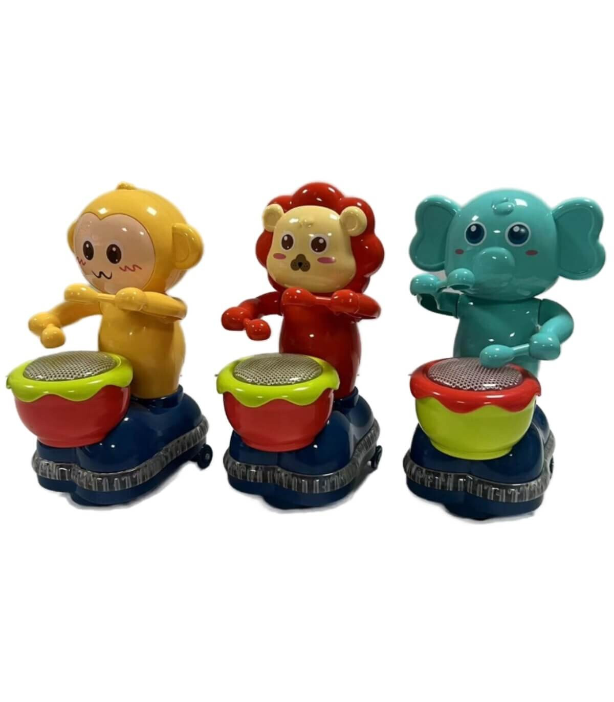 BABY MUSICAL ANIMALS WITH DRUM 3 TYPES Armtoys