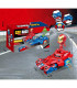 BATTERY-POWERED KIDS CAR WITH SUPERHERO, SHOOTING 2 MOTORS Armtoys