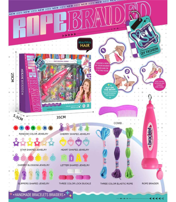 BRACELET KNITTING SET WITH HOOK