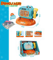 CHILDREN'S CASH REGISTER WITH CALCULATOR DINO