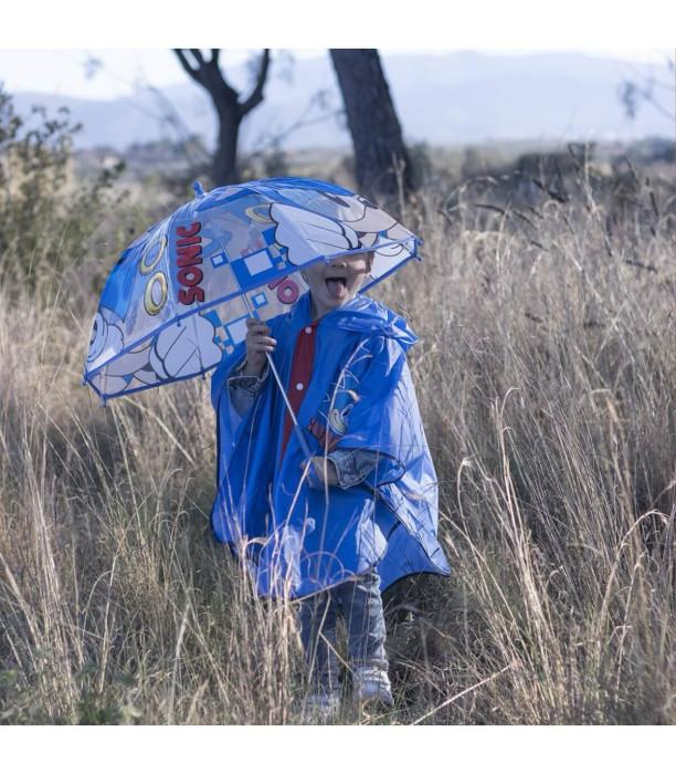 CHILDREN'S UMBRELLA MECHANICAL POE SONIC
