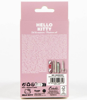 CHILDREN'S PENCIL CASE WITH A 5-PIECE MANICURE SET HELLO KITTY Cerda