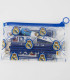 DRAWING BOOK + STUDENT SUPPLIES IN REAL MADRID PENCIL CASE