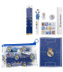 DRAWING BOOK + STUDENT SUPPLIES IN REAL MADRID PENCIL CASE