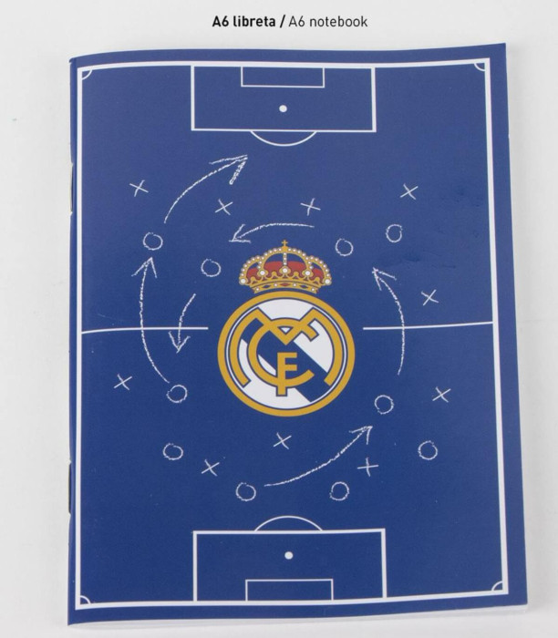 DRAWING BOOK + STUDENT SUPPLIES IN REAL MADRID PENCIL CASE