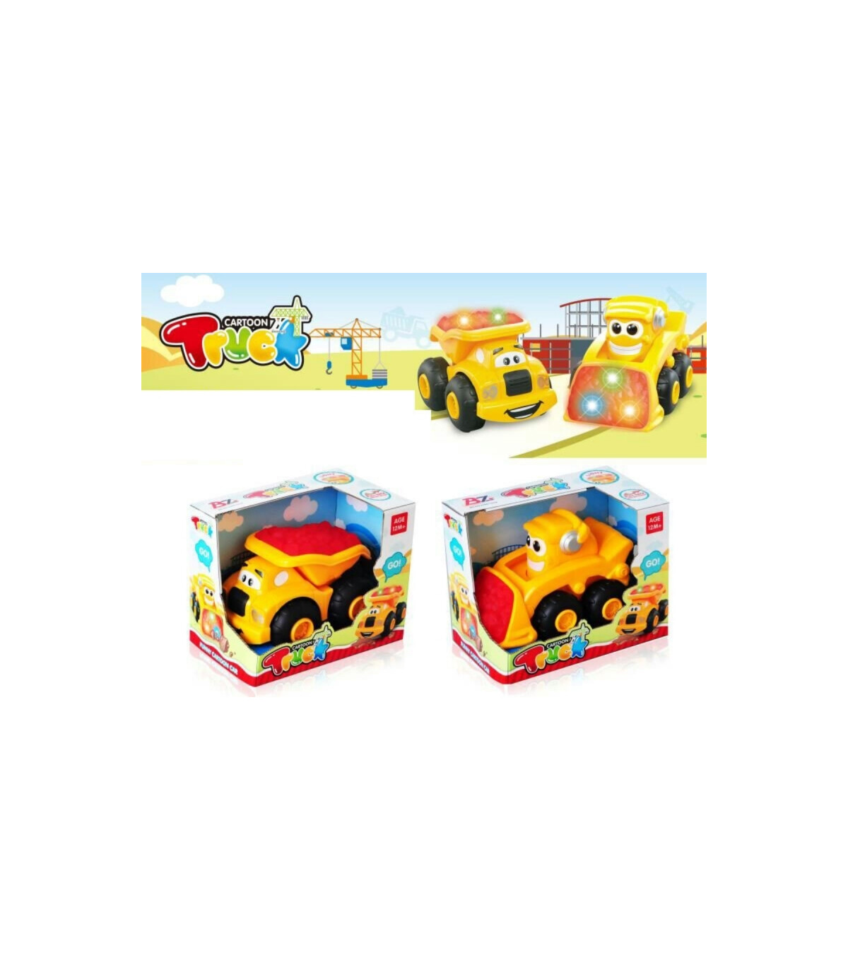 CONSTRUCTION MACHINES WITH EYES, SOUND AND LIGHT - Agricultural, construction machinery and military equipments