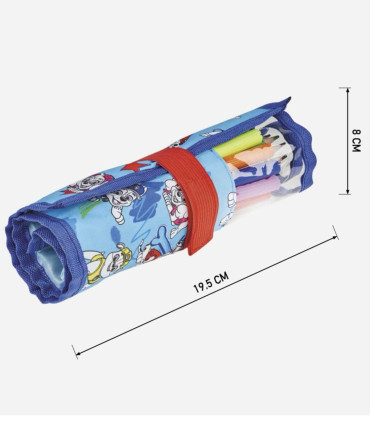 CHILDREN'S FOLDABLE PENCIL CASE WITH MARKERS AND PAW PATROL ACCESSORIES Cerda