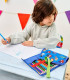 CHILDREN'S FOLDABLE PENCIL CASE WITH MARKERS AND AVENGERS ACCESSORIES