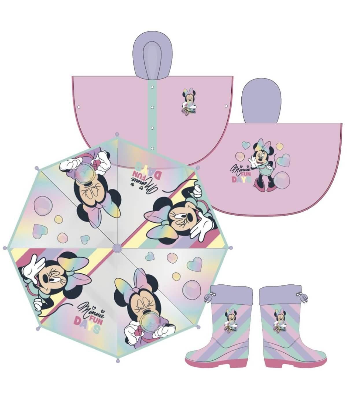CHILDREN'S RAIN PONCHO MINNIE MOUSE Cerda