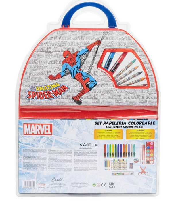STUDENT DRAWING SET 50 PIECES MARVEL RED Cerda