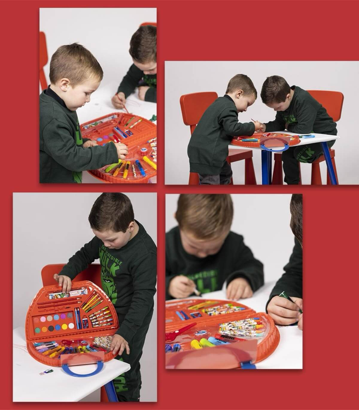 STUDENT DRAWING SET 50 PIECES MARVEL RED Cerda