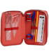 SPIDERMAN PENCIL CASE WITH 3 ZIPPERS AND STUDENT SUPPLIES