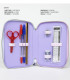 TOOLKIT WITH 3 ZIPPERS AND STUDENT SUPPLIES STITCH Cerda