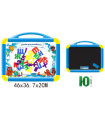 DOUBLE-SIDED MAGNETIC BOARD WITH CYRILLIC LETTERS