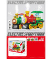 CHILDREN'S SMOKING LOCOMOTIVE WITH SPINNING AQUARIUM