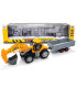 CHILDREN'S TRACTOR WITH LOADER AND TRAILER IN BOX Armtoys