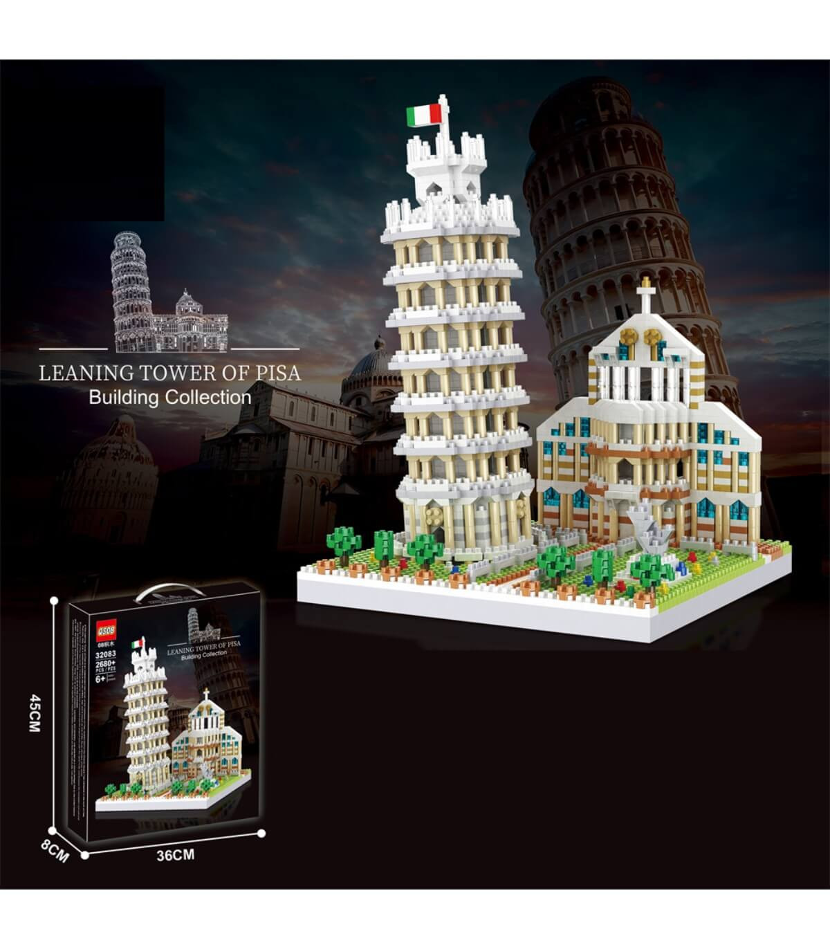 LEANING TOWER OF PISA 2680 PARTS Armtoys