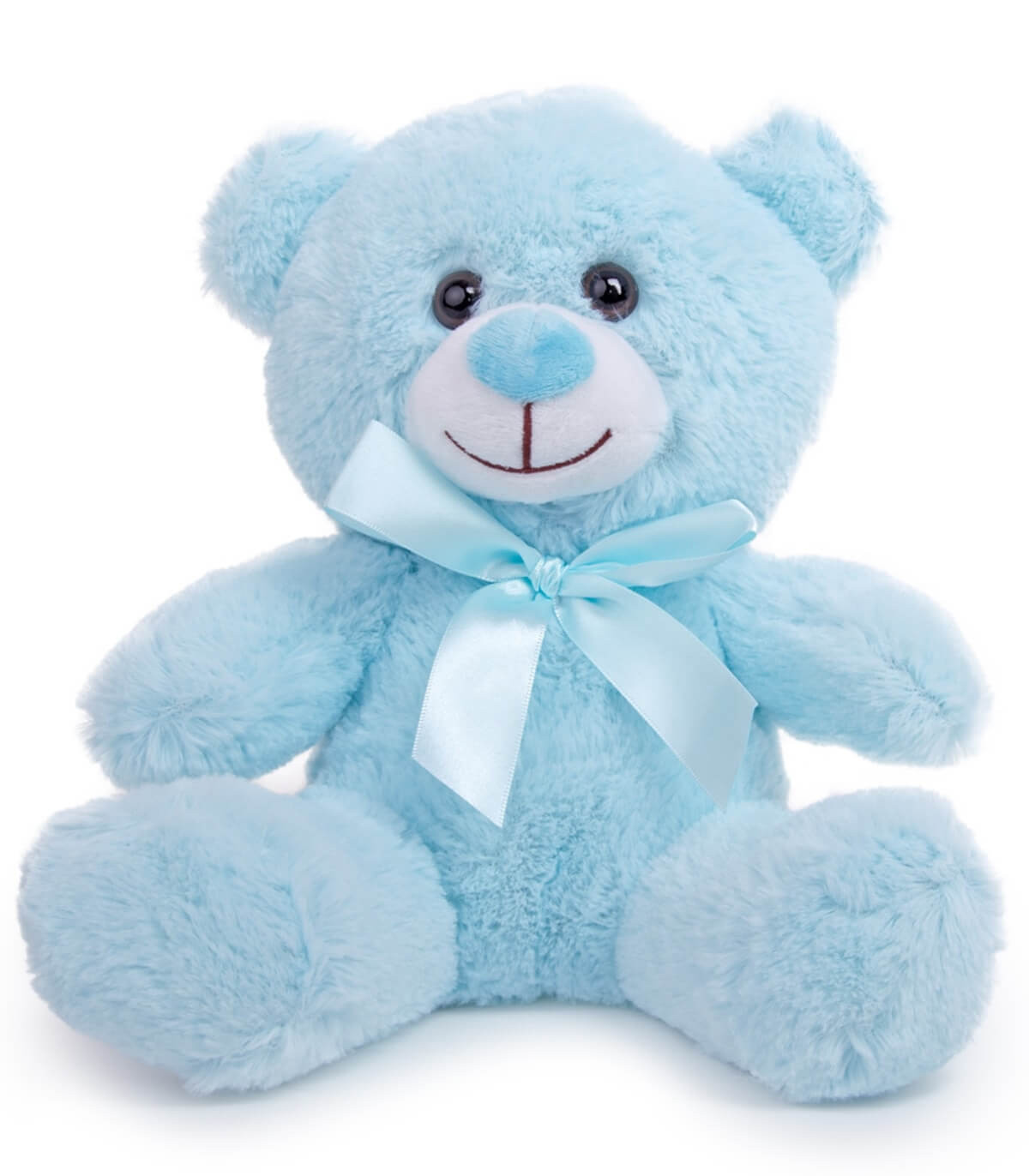 PLUSH BEAR WITH RIBBON 4 COLORS 23 CM Amek toys