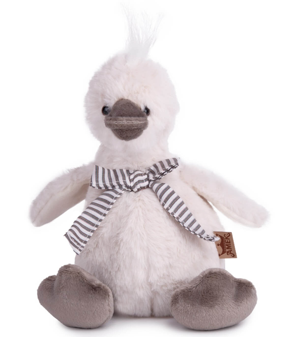PLUSH DUCK GRAY 20 CM Amek toys