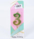 PARTY CANDLES NUMBER 0-9