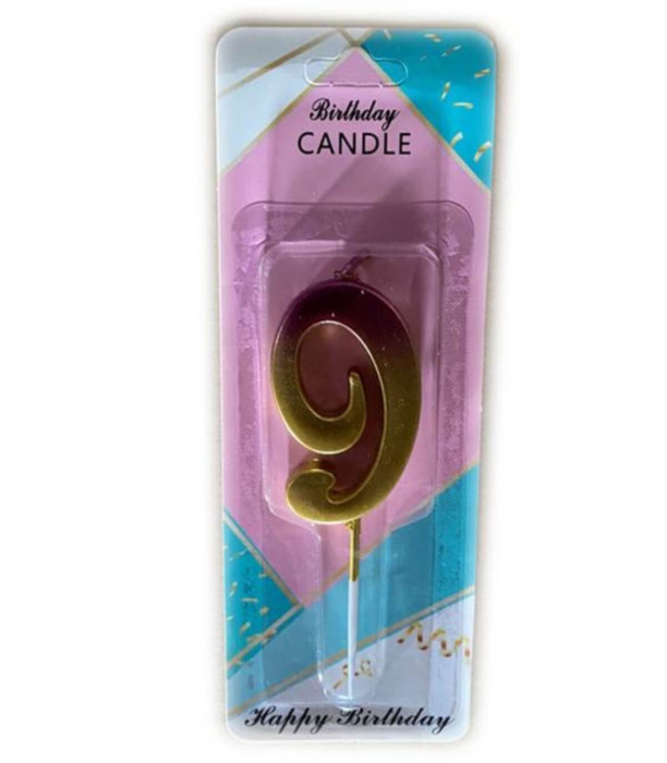 PARTY CANDLES NUMBER 0-9