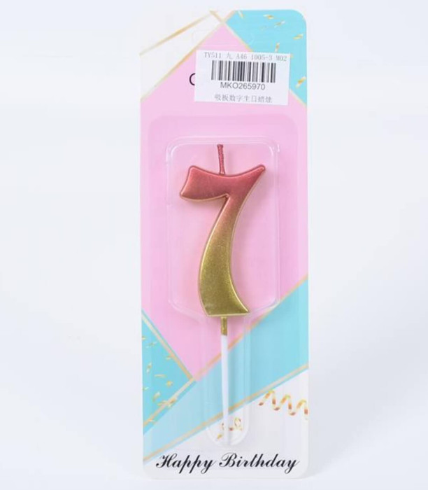 PARTY CANDLES NUMBER 0-9