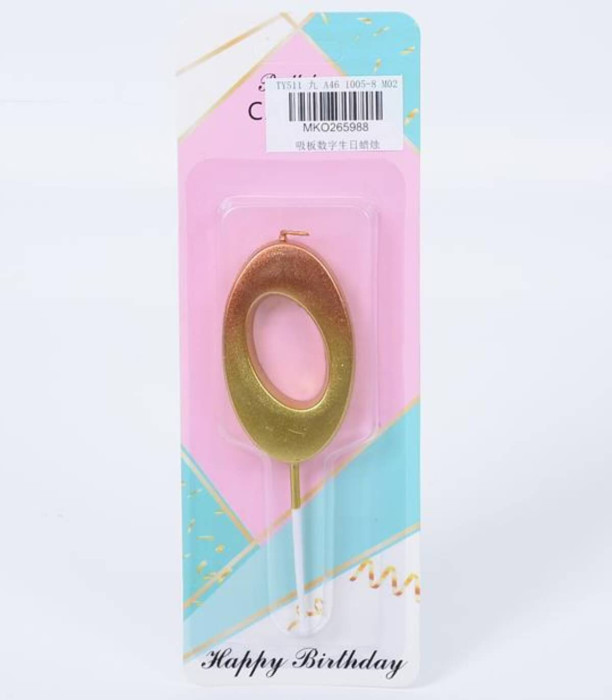 PARTY CANDLES NUMBER 0-9