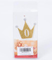PARTY CANDLES CROWN WITH NUMBER 0-9