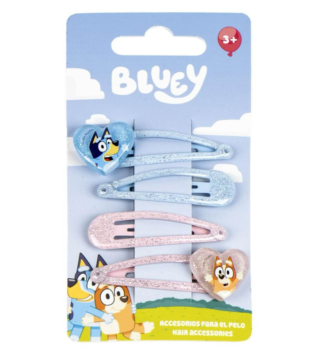 FIBER FOR HAIR 4 PCS. ON CARD BLUEY Cerda