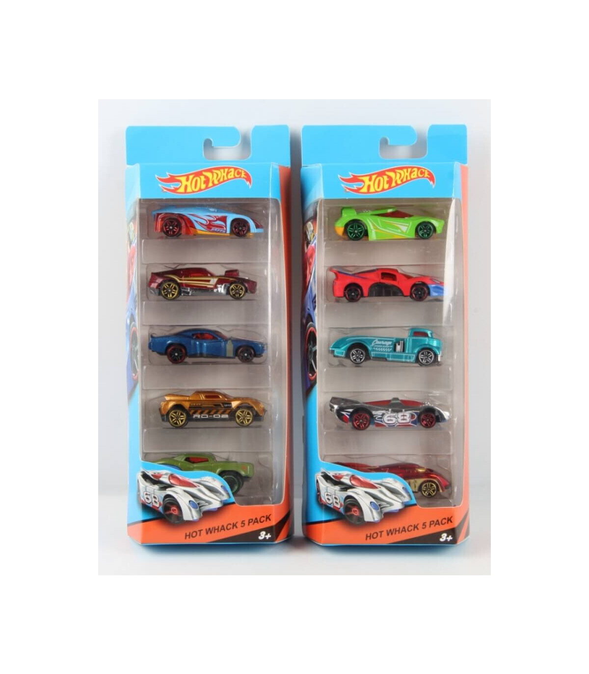 HOT WHEELS TROLLEYS 5 PCS. IN A BOX - Cars and jeeps
