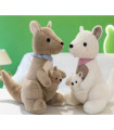 PLUSH KANGAROO 35 CM 4 COLORS