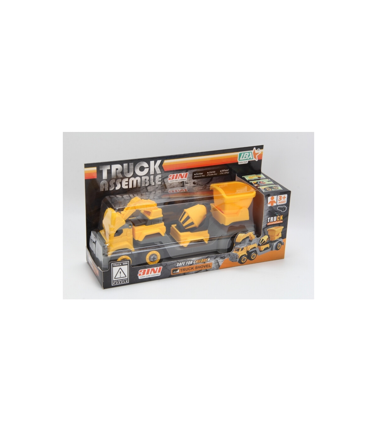 CONSTRUCTION TRUCK 3 IN 1 - Detachable vehicles