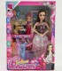 DOLL WITH A CHILD, DOG, AND CLOTHES IN A BOX Armtoys