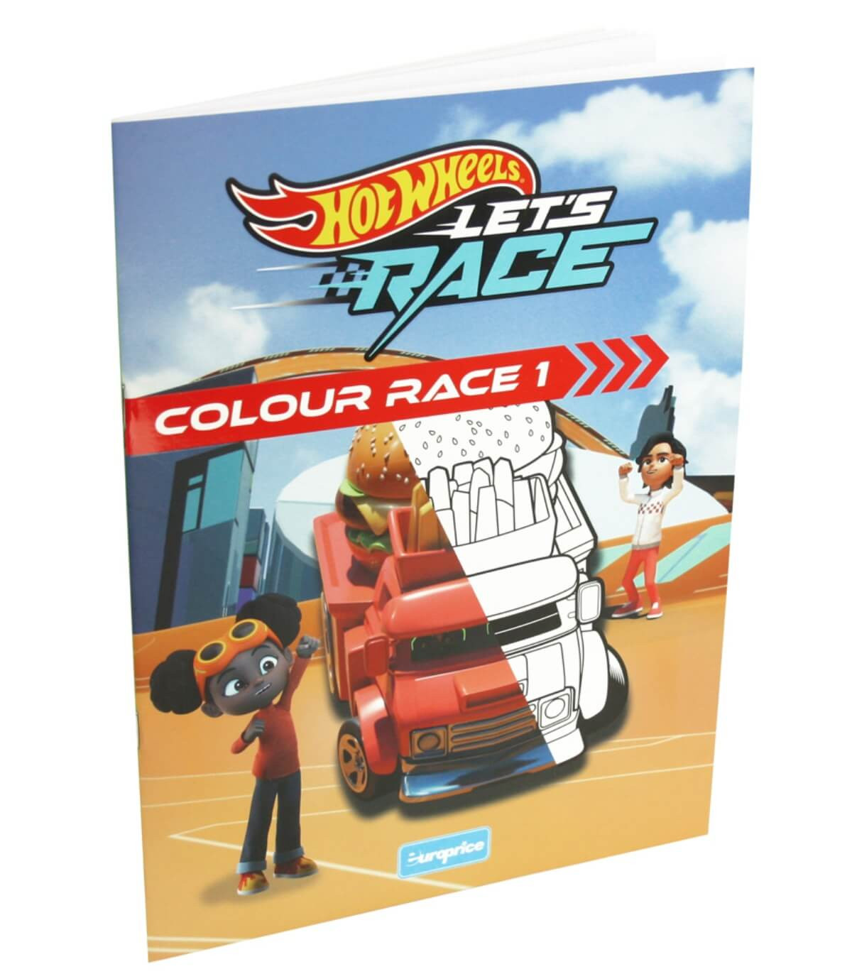 COLORING BOOK 24 PAGES HOT WHEELS 4 TYPES Europrice