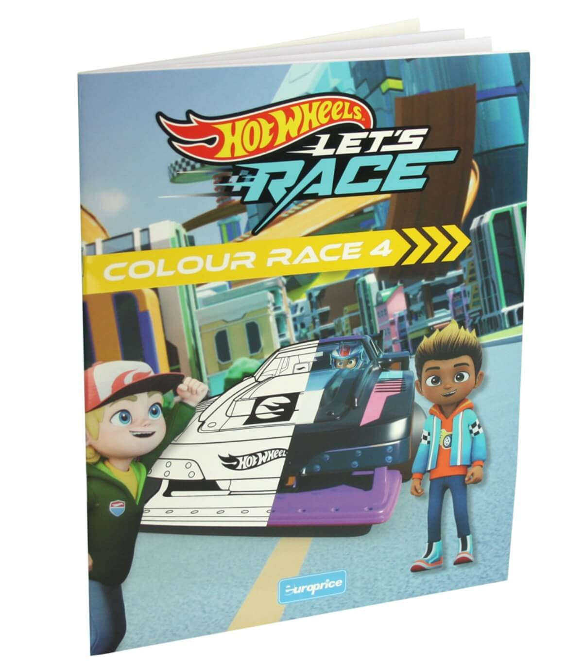 COLORING BOOK 24 PAGES HOT WHEELS 4 TYPES Europrice