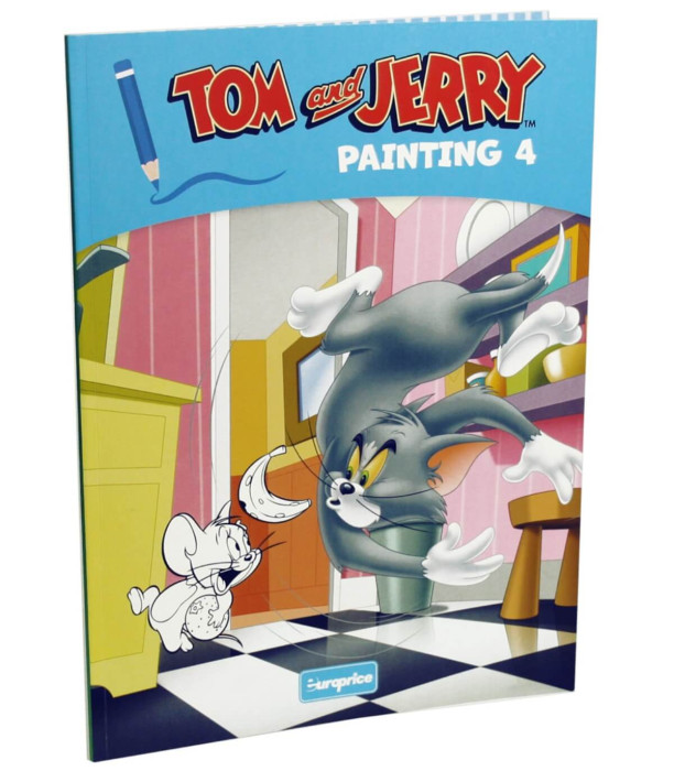 COLORING BOOK 32 PAGES TOM & JERRY 4 TYPES Europrice