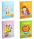 COLORING BOOK 112 PAGES COLORFUL ANIMALS 4 TYPES Europrice
