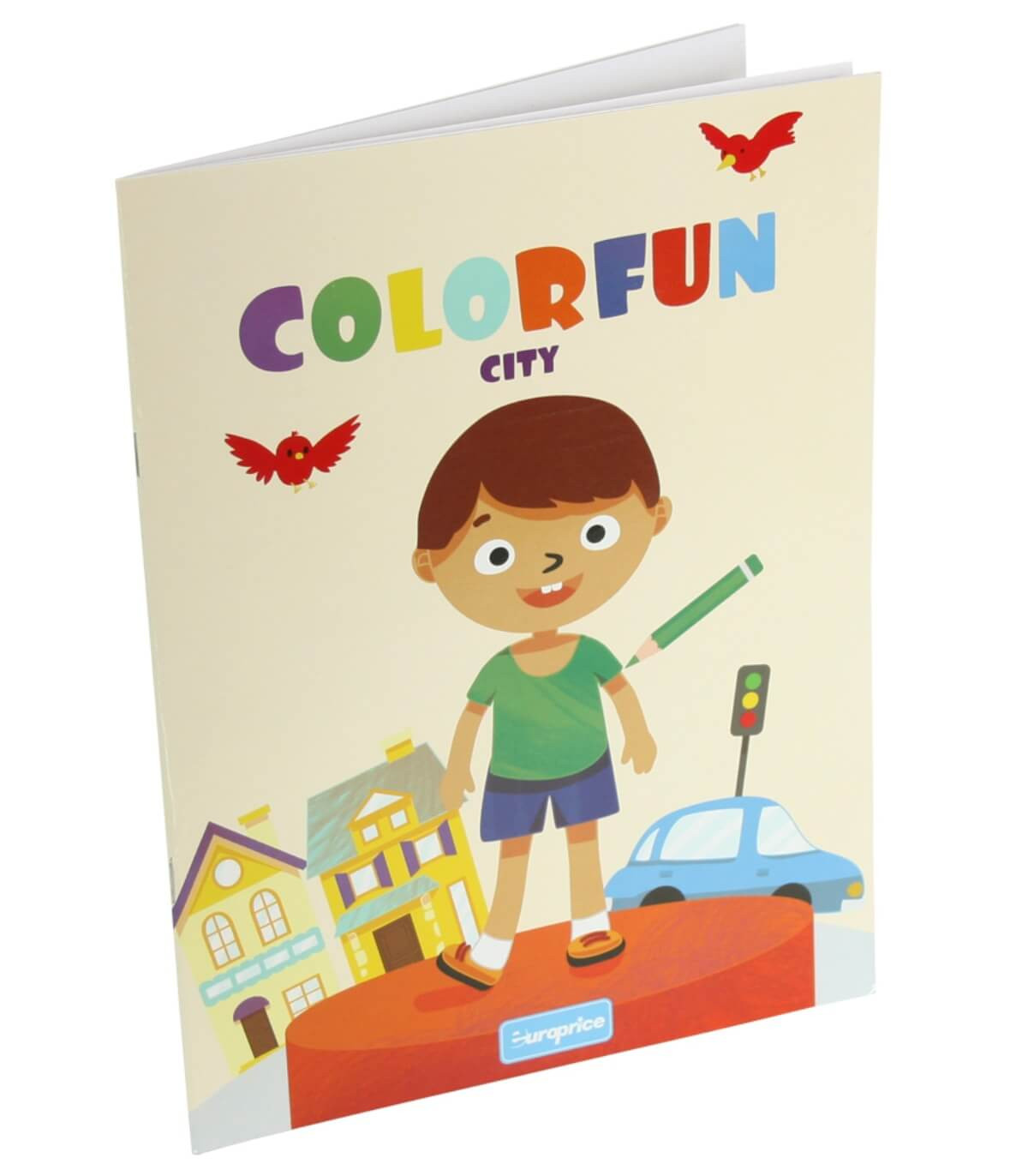 COLORING BOOK 16 PAGES COLORFUN 5 TYPES Europrice