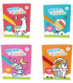 COLORING BOOK 128 PAGES MEGA COLORFUL 4 TYPES