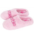 PLUSH HOUSE SLIPPERS WITH BARBIE EMBROIDERY 36-41 SERIES