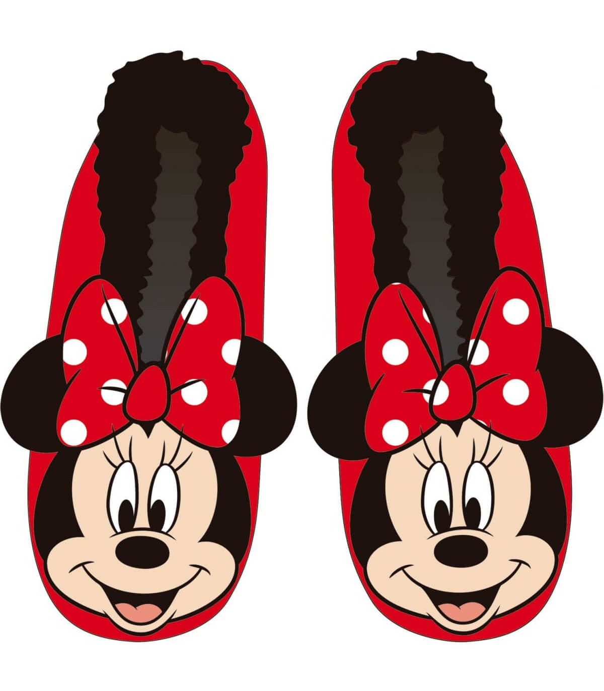 CHILDREN'S 3D PLUSH SLIPPERS MINNIE RED 26-36 SERIES Arditex