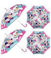 CHILDREN'S UMBRELLA MECHANICAL EVA TRANSPARENT MINNIE