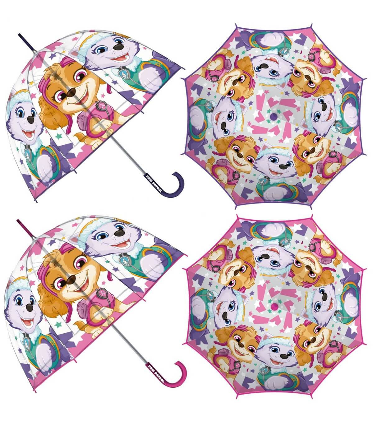 CHILDREN'S UMBRELLA MECHANICAL EVA BELL PAW PATROL GIRL Arditex