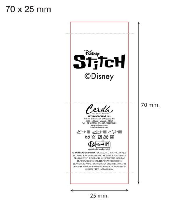 HOME SLIPPERS 3D STITCH 36-41 SERIES Cerda