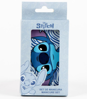 CHILDREN'S PENCIL CASE WITH NAIL SET 5 PIECES STITCH Cerda