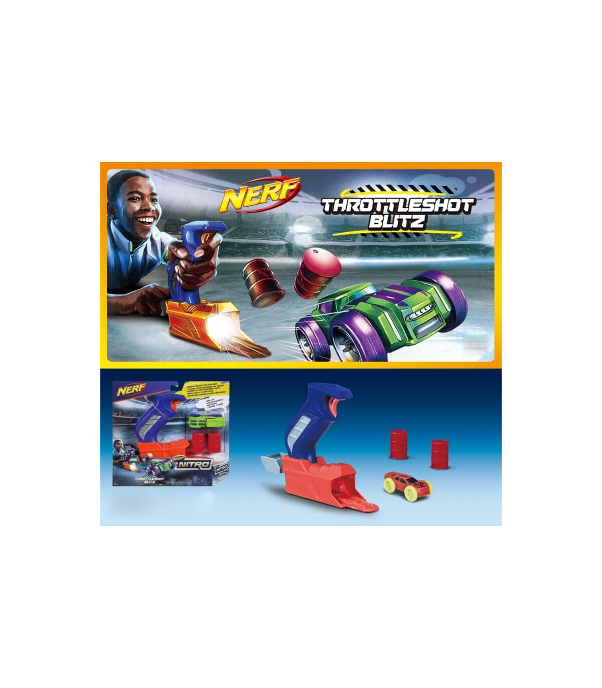 LAUNCHER WITH SOFT KART - Cars and jeeps