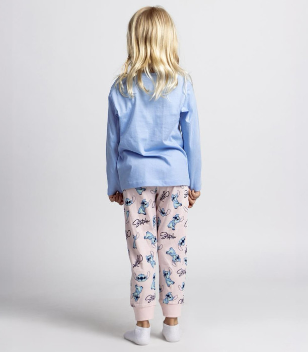 WINTER CHILDREN'S PAJAMAS 5-12 YEARS. STITCH GIRL Cerda