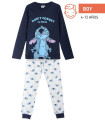 WINTER CHILDREN'S PAJAMA 6-14 YEARS. STITCH BOY