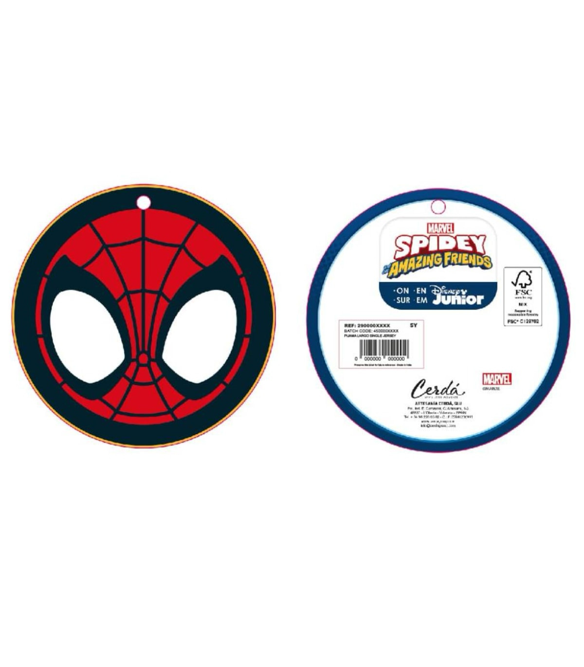 WINTER CHILDREN'S PAJAMAS 3-6 YEARS. SPIDERMAN Cerda
